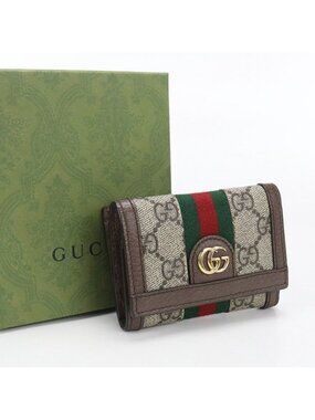 Gucci Ophidia Trifold Wallet GG Supreme